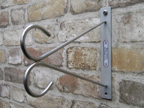 short 5mm rod stainless steel hanging basket bracket